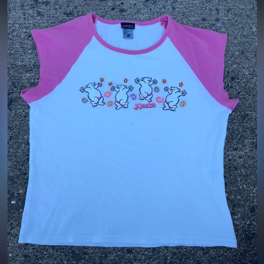 Vintage Y2K Alaska Baby Tee